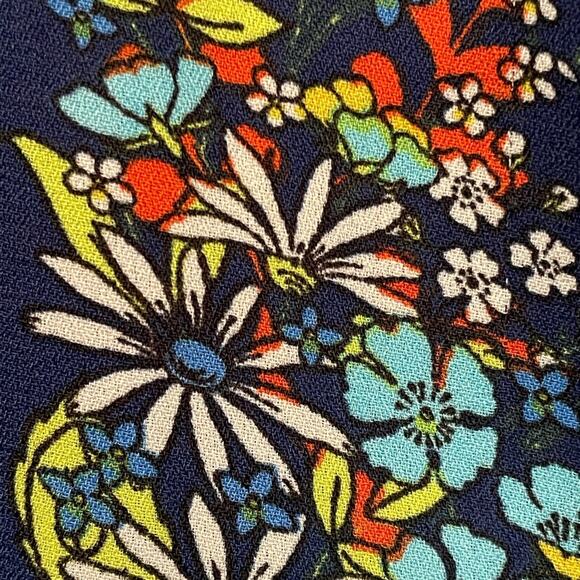 Socialite Blue Multi Floral Print High Slit Maxi Skirt size Small - Picture 6 of 10